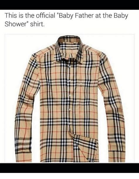 burberry shirt baby shower meme|Burberry outfit baby boy.